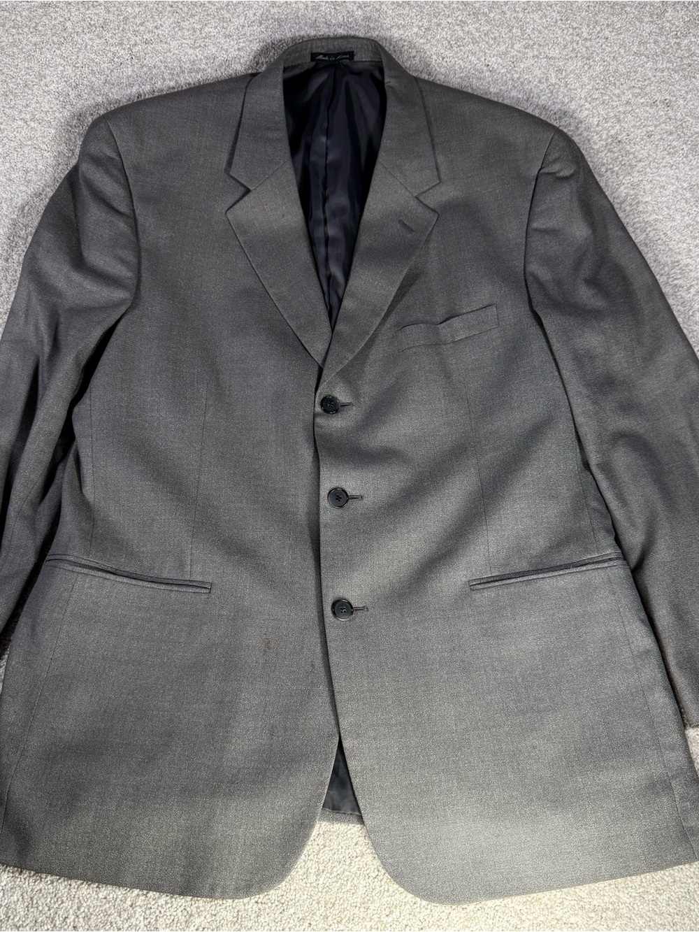 Alfani Men’s Sport Coat 43R Gray Blazer Jacket - Read Description